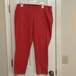 Coral ankle pants